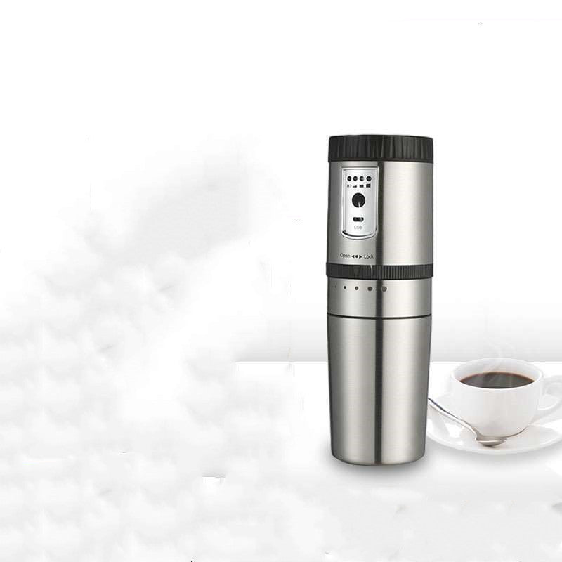 Electric portable stainless steel coffee grinder