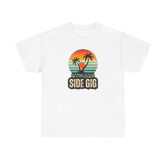 Ocean Palm Tree T-shirt - 'This Is My Side Gig' Tee