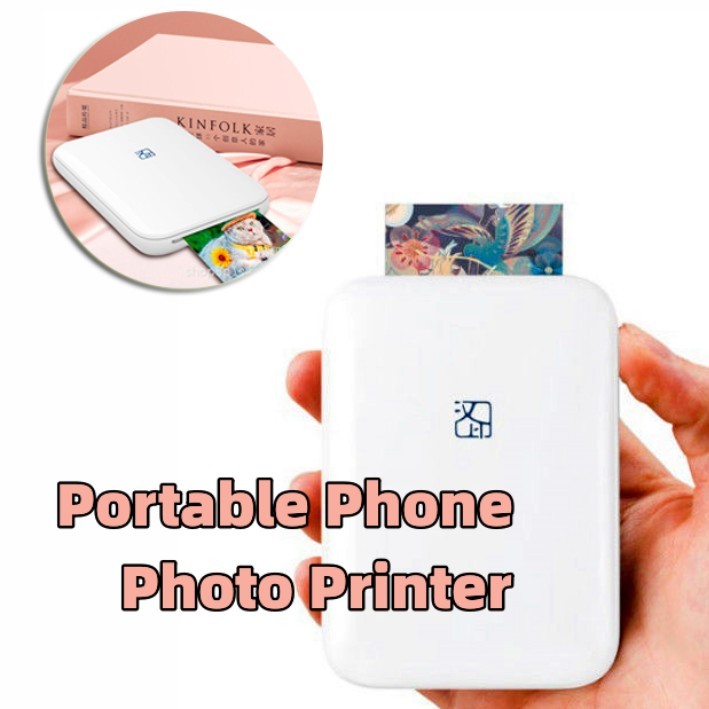 Portable Color Photo Printer Full Color, USB and Bluetooth Thermal Sublimation Printer