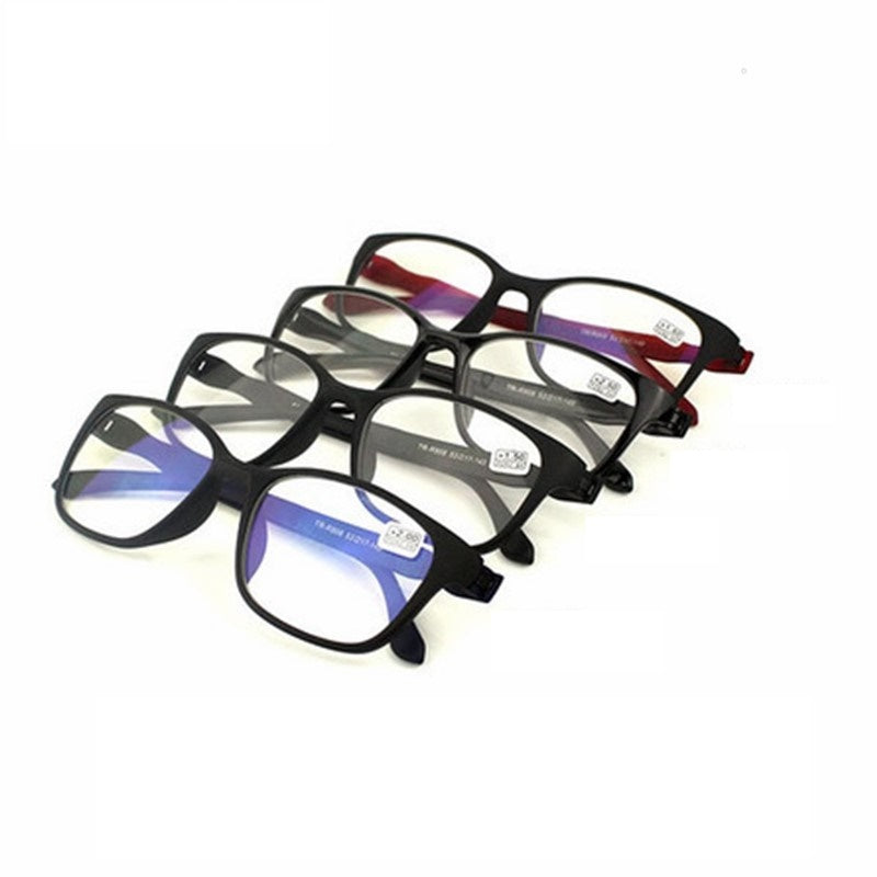 Large frame anti-blue light reading glasses