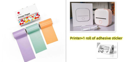 Bluetooth Portable Mini Thermal Label Printer, Photo Printer.