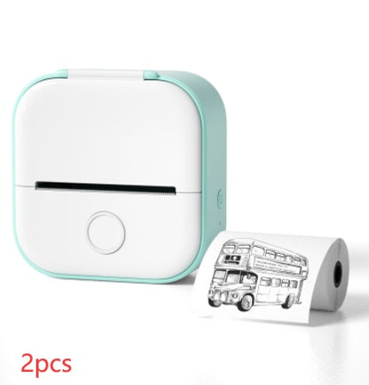 Bluetooth Portable Mini Thermal Label Printer, Photo Printer.