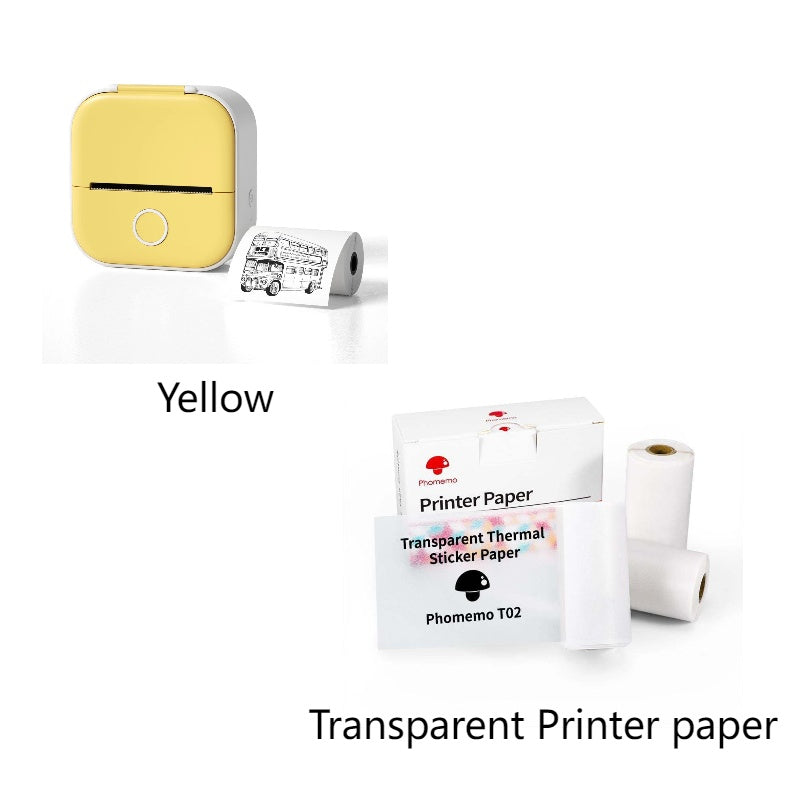 Bluetooth Portable Mini Thermal Label Printer, Photo Printer.