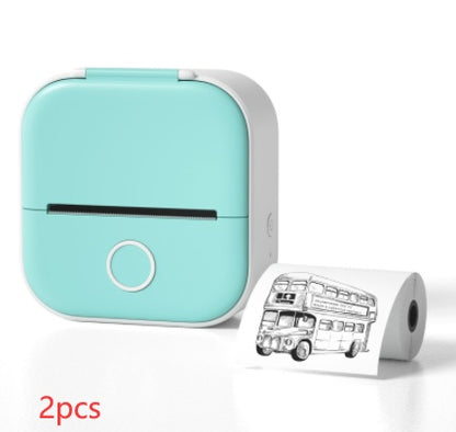 Bluetooth Portable Mini Thermal Label Printer, Photo Printer.