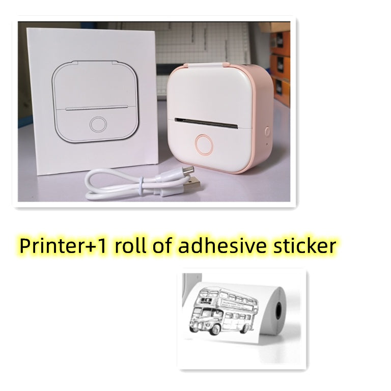 Bluetooth Portable Mini Thermal Label Printer, Photo Printer.