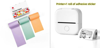 Bluetooth Portable Mini Thermal Label Printer, Photo Printer.