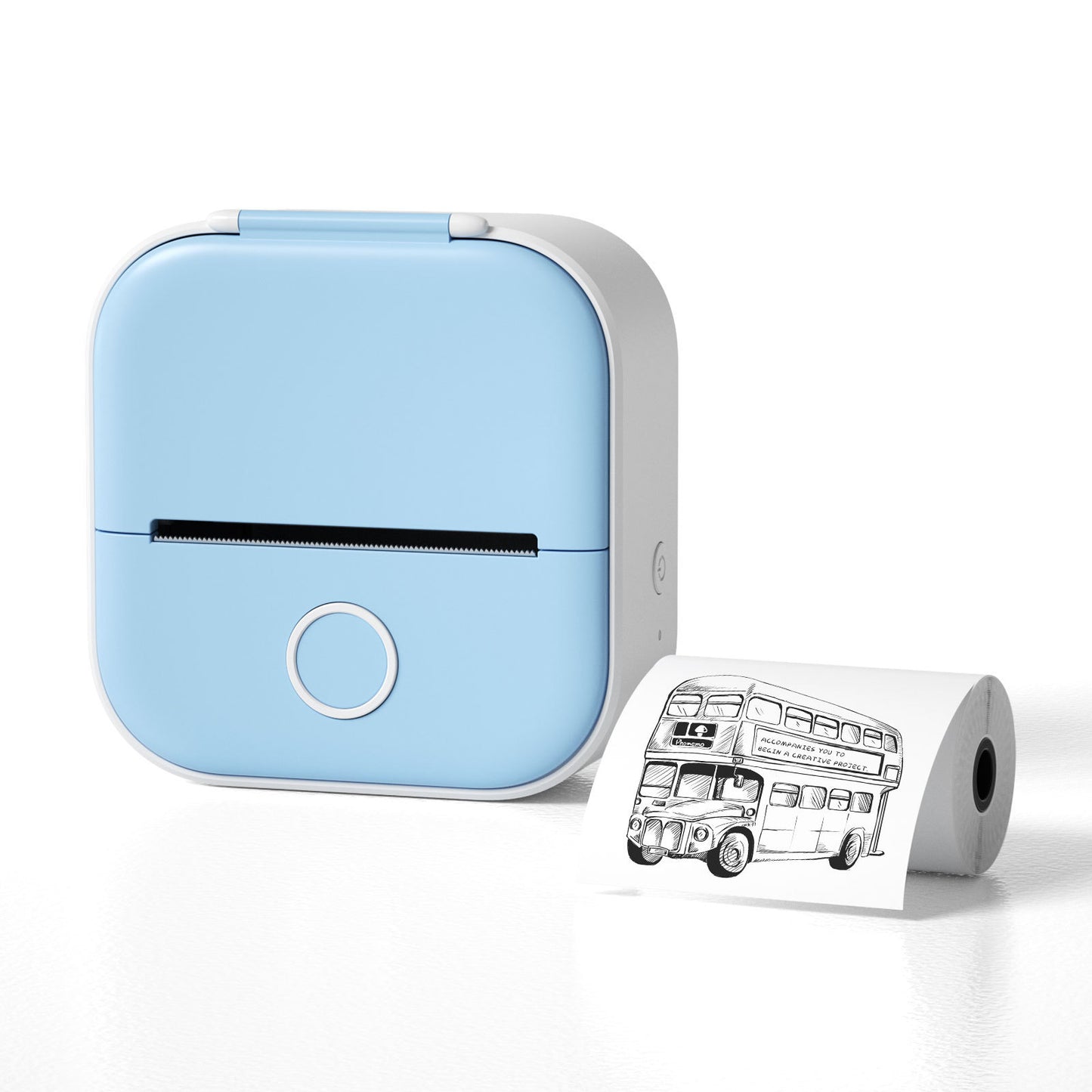 Bluetooth Portable Mini Thermal Label Printer, Photo Printer.