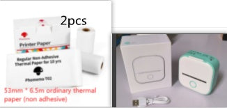 Bluetooth Portable Mini Thermal Label Printer, Photo Printer.