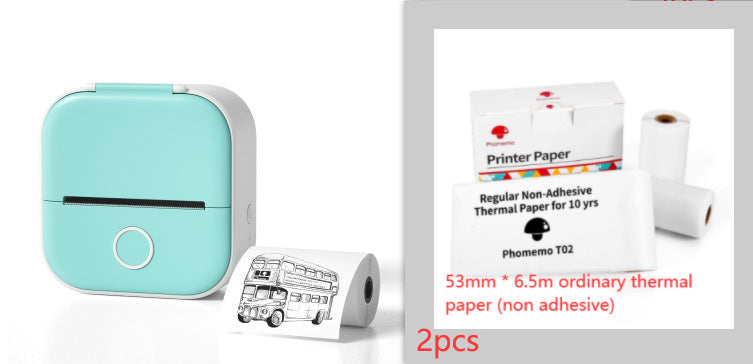 Bluetooth Portable Mini Thermal Label Printer, Photo Printer.