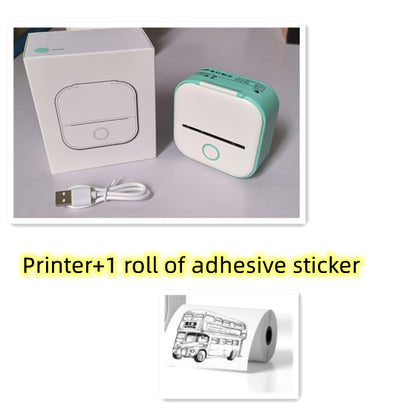 Bluetooth Portable Mini Thermal Label Printer, Photo Printer.