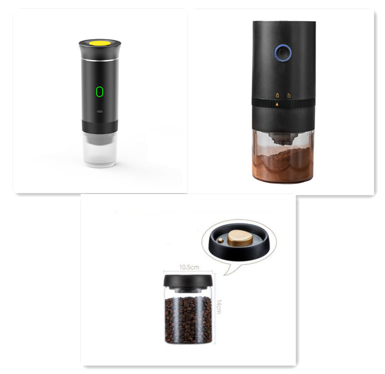 Electric Travel Coffee Capsule, 3 In 1 Espresso Portable Coffee Espresso Maker